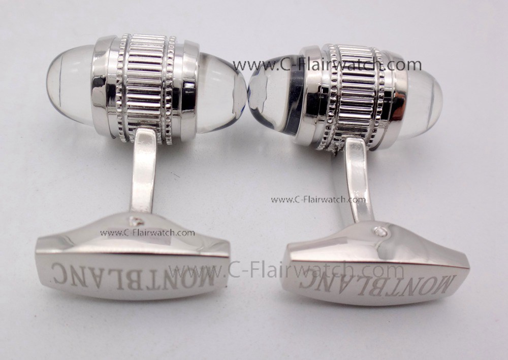 Low Price Montblanc Urban Walker Cufflinks Silver Steel